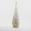Capiz Tall Check Cone Tree Gold