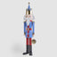 Antique Nutcracker w. Drum Blue & Red