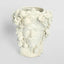 Sicilian King Moro Head Ceramic Vase White Large