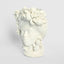 Sicilian Queen Moro Head Ceramic Vase White Large