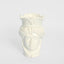 Sicilian Lady Moro Head Ceramic Vase White Small