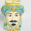 Sicilian Golden King Moro Head Ceramic Vase