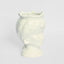 Sicilian Queen Moro Head Ceramic Vase White Small