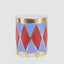 Antique Golden Drums Red & Blue Set of 3