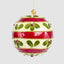 Red With Green Leaf Capiz Bauble