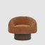 Finn Swivel Armchair Sienna Brown
