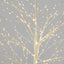 White Forest Light Up Tree with 500 Lights 120cm