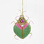 Maharajah Beaded Beetle Decoration Pink & Green
