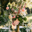 Single Ball Dahlia 74cm Light Pink