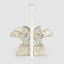 Ram Head Bookend Pewter