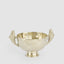 Fish Footed Metal Bowl Large Pewter
