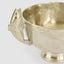 Fish Footed Metal Bowl Large Pewter