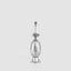 Pineapple Table Lamp Base Only Pewter