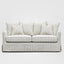 Noosa Hamptons 3 Seat Queen Sofa Bed Natural Stripe