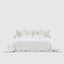 Noosa Hamptons 3 Seat Queen Sofa Bed Natural Stripe