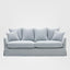 Noosa Hamptons 3 Seat Queen Sofa Bed Beach W/White Piping