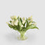 Real Touch Tulip In Water Vase White