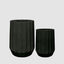Ripple Planter Set of 2 Black
