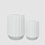 Ripple Planter Set of 2 White