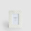 Cici Linea 4 x 6" Photo Frame Opal White Marble