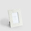 Cici Linea 4 x 6" Photo Frame Opal White Marble