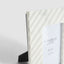 Cici Linea 4 x 6" Photo Frame Opal White Marble