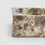 Oro Concave Bowl Dark Emperador Marble