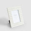 Cici Ribbed 5 x 7" Photo Frame Marble