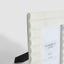 Cici Ribbed 5 x 7" Photo Frame Marble