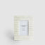 Cici Ribbed 4 x 6" Photo Frame Marble