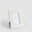 Cici Ribbed 4 x 6" Photo Frame Marble