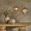 Hinza Ceiling Pendant Amber