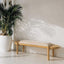 Coolum Bench with upholstered seat