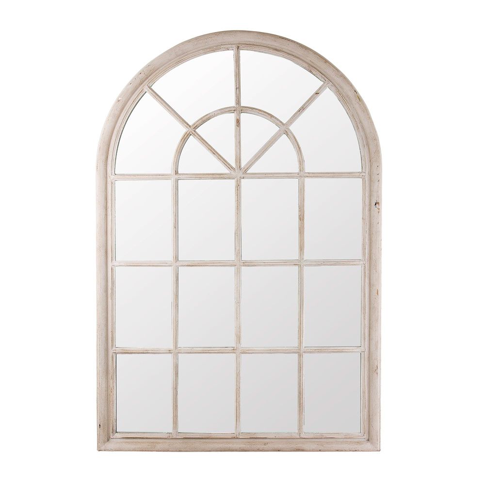 Hamptons Arched Mirror 1x1.5m Grey