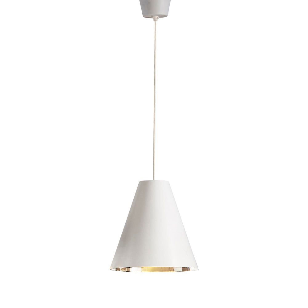 Conrad Hanging Lamp White Silver