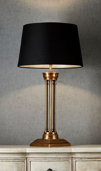 Hudson Table Lamp Base Brass - House of Isabella AU