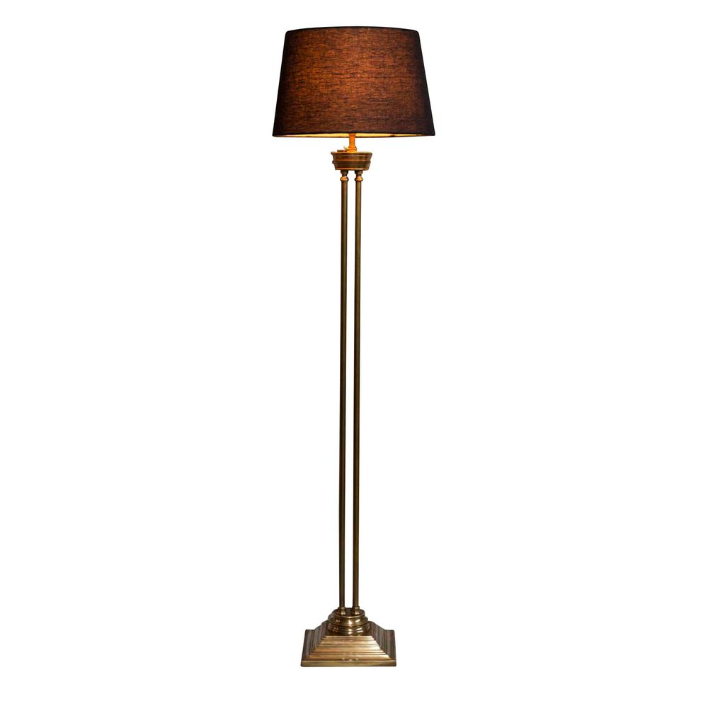 Hudson Floor Lamp Base Brass.