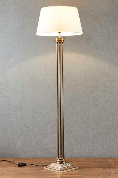 Hudson Floor Lamp Base Brass.