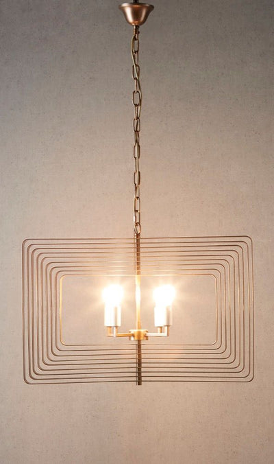 Bronte Ceiling Light in Brass.