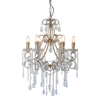 Raphael Chandelier in Antique Silver - House of Isabella AU