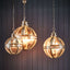 Saxon Pendant Lamp Sml Shiny Nickel - House of Isabella AU