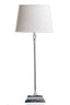 Collin Table Lamp in Shiny Nickel.