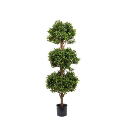 Artificial Boxwood Triple Ball Tree 1.2m 2412 Lvs - House of Isabella AU