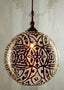 Moroccan Ball Ceiling Lamp 30cm Silver - House of Isabella AU