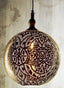 Moroccan Ball Ceiling Lamp 40cm Silver - House of Isabella AU