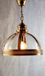 Winston Glass Pendant in Antique Brass - House of Isabella AU