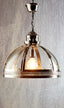 Winston Glass Pendant in Shiny Nickel - House of Isabella AU