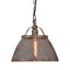 Lorenzo Large Hanging Lamp in Rustic.