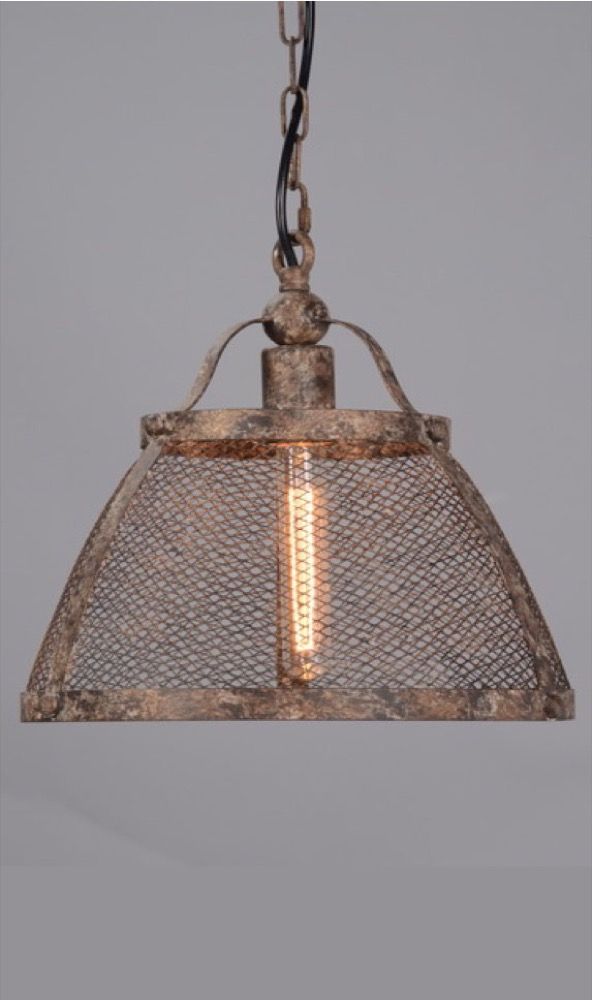 Lorenzo Large Hanging Lamp in Rustic.