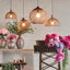 Carlo Large Hanging Lamp in Rustic.